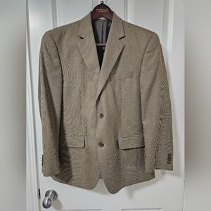 Michael Kors Never Worn brown Sportscoat 40s pockets and flap closed
